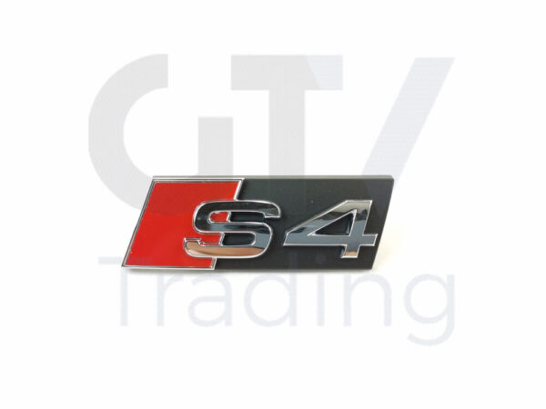 8K0853737 - NEW AUDI S4 FRONT GRILLE "S4" EMBLEM BADGE LOGO INSCRIPTION 8K08537 GENUINE