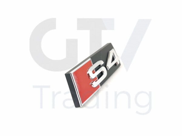 8K0853737 - NEW AUDI S4 FRONT GRILLE "S4" EMBLEM BADGE LOGO INSCRIPTION 8K08537 GENUINE