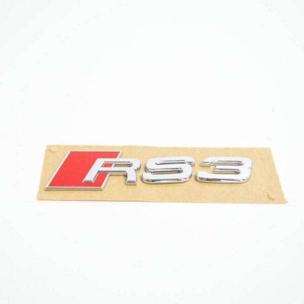 8P08537402ZZ - Audi RS3 8P Rear Trunk Emblem Badge 8P08537402ZZ NEW GENUINE