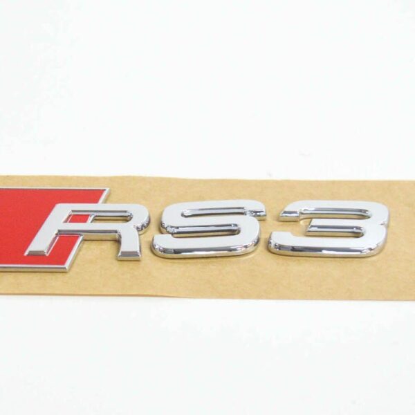 8P08537402ZZ - Audi RS3 8P Rear Trunk Emblem Badge 8P08537402ZZ NEW GENUINE