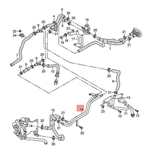 8R0265235Q - NEW AUDI Q5 8RB COOLANT PIPE 8R0265235Q ORIGINAL