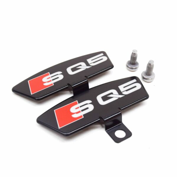 8R0698618 - NEW AUDI Q5 8R FRONT BRAKE CALIPER 'S Q5' COVER PLATE 2PCS 8R0698618