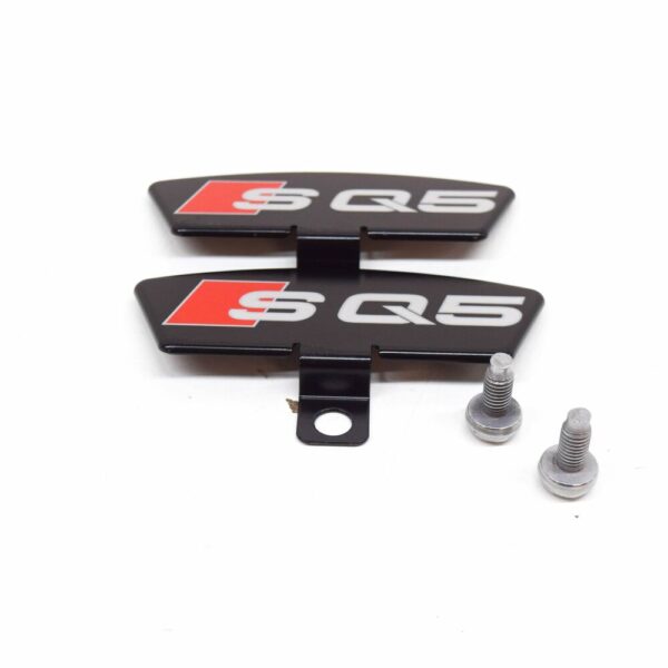 8R0698618 - NEW AUDI Q5 8R FRONT BRAKE CALIPER 'S Q5' COVER PLATE 2PCS 8R0698618
