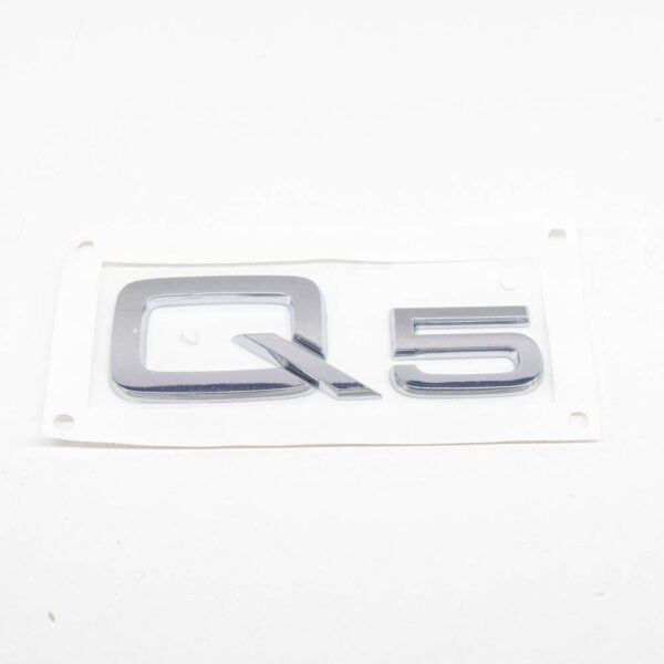 8R08537412ZZ - Audi Q5 8R Rear Boot Trunk Label Badge Decal Emblem 8R08537412ZZ NEW GENUINE