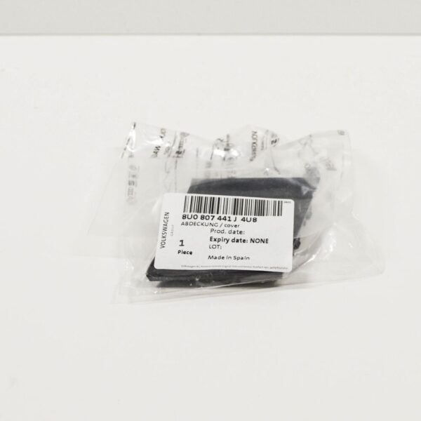 8U0807441J4U8 - NEW AUDI Q3 8U REAR BUMPER LEFT TOW HOOK EYE CAP COVER 8U0807441J4U8 ORIGINAL