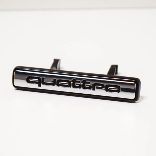 8U0853736T94 - Audi Q3 8U Front Black Glossy Quattro Label 8U0853736T94 New
