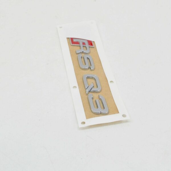 8U0853740 - NEW AUDI Q3 8U RS REAR TRUNK BOOT LID EMBLEM BADGE 8U0853740