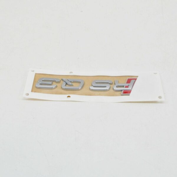 8U0853740 - NEW AUDI Q3 8U RS REAR TRUNK BOOT LID EMBLEM BADGE 8U0853740