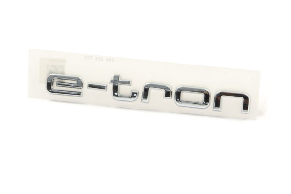8V48537372ZZ - NEW CHROME E-TRON LETTERING AUDI 8V48537372ZZ GENUINE
