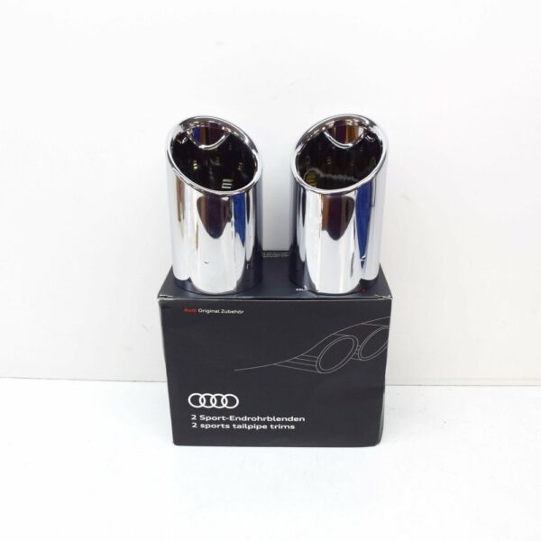 8W0071762 - NEW AUDI A5 8W6 EXHAUST TAIL PIPE TIP TRIM SET 8W0071762
