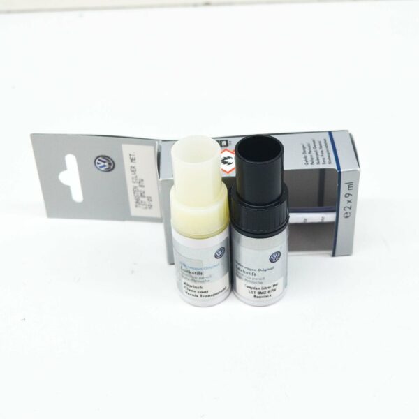 LST0M2B7W - New Touch Up Paint Kit for Audi, VW, Tungsten Silver Metallic, LST0M2B7W