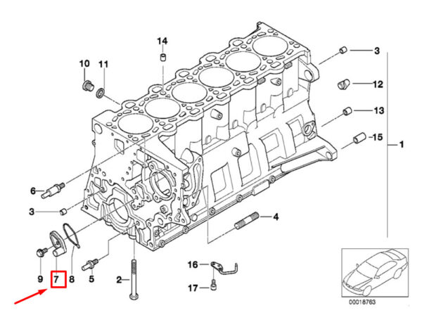 11117787860 - NEW BMW X5 E70 ENGINE OIL SPRAYING NOZZLE 7787860 11117787860 ORIGINAL