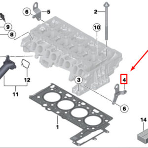 11127812884 - NEW MINI -LANDSMANN R60 ENGINE CYLINDER HEAD LOOP 11127812884 7812884 GENUINE