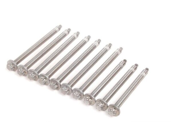 11132210959 - BMW E80 E88 E90 E91 E92 Original Engine Oil Cup Bolt Set