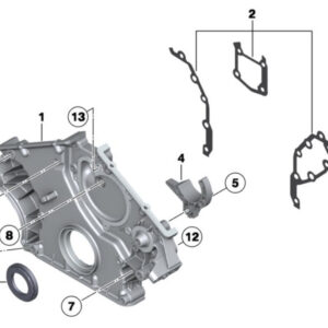 11147563933 - NEW BMW 7 F01 ENGINE TIMING LOWER HOUSING CASE SHIM 7563933 11147563933 GENUINE