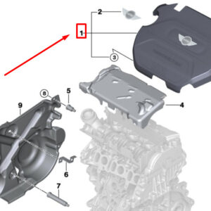 11148511375 - NEW MINI -LANDSMANN F60 ENGINE ACOUSTIC COVER 11148511375 8511375 GENUINE