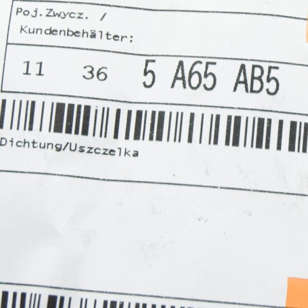 11365A65AB5 - BMW 1 F20 control chain seal 11365A65AB5 NEW ORIGINAL