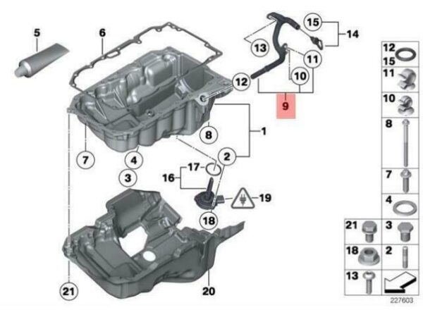 11437810492 - OEM BMW E84 E90N E91N E92N ENGINE OIL DIPSTICK GUIDE TUBE 11437810492 GENUINE