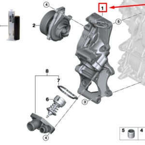 11518577668 - NEW MINI CABRIO F57 AGGREGATE SUPPORT 8577668 11518577668 ORIGINAL