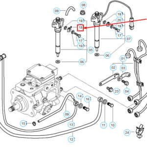 13532247157 - NEW BMW 5 E39 OVERFLOW OIL LINE CONNECTION 13532247157 2247157 OEM