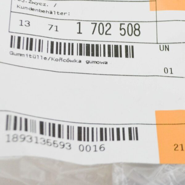 13711702508 - BMW 1 E81 Intake Silencer Rubber Grommet 13711702508 1702508 NEW GENUINE