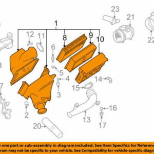 13711740067 - NEW INTAKE MUFFLER BMW E39 523I 528I SALOON 13711740067 ORIGINAL