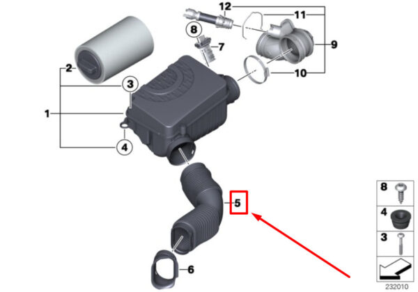 13717812951 - NEW MINI-LANDSMANN R60 AIR RECORDING CHANNEL 7812951 13717812951 ORIGINAL