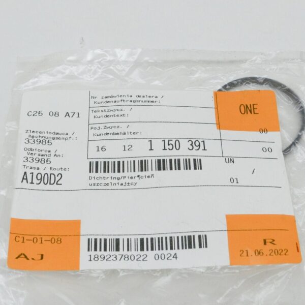 16121150391 - NEW BMW 6 E24 FUEL TRANSMITTER GASKET SEAL 16121150391 ORIGINAL