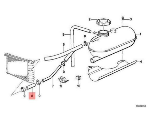 17101723703 - OEM BMW Z1 ROADSTER VACUUM CAP 17101723703 GENUINE NEW