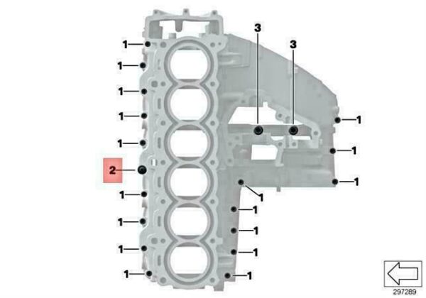 17117672749 - OEM BMW A40 K40 K43 K44 K48 K61 9X02 0597 FASTENING ELEMENTS 17117672749 GENUINE