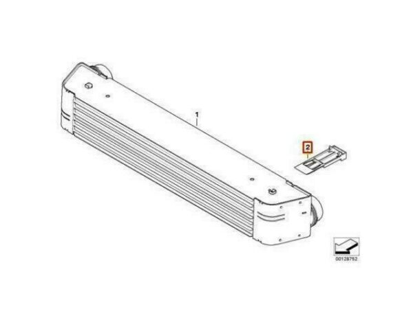 17117788324 - OEM BMW E60 E60N E61 RADIATOR COOLING FAN HOUSING BRACKET 17117788324 GENUINE