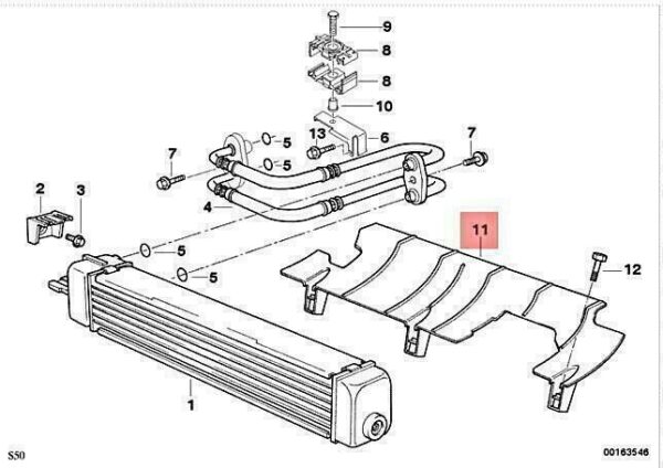 17212227344 - Air Strain BMW E36 3' 1992 1999 Original 17212227344