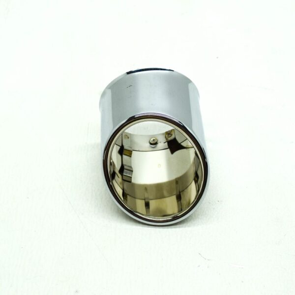 18107501092 - BMW E46 convertible coupe sedan right chrome exhaust pipe 7501092 18107501092 new