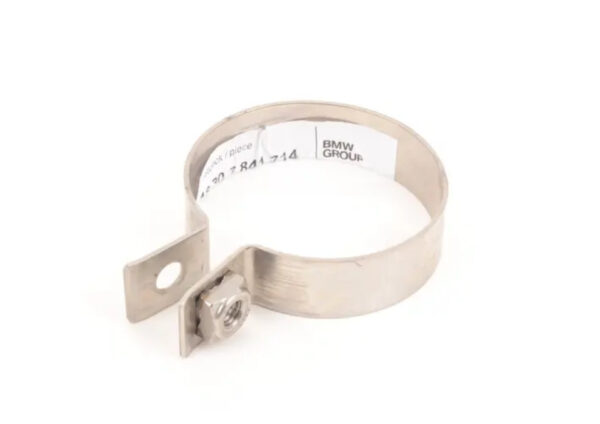 18307841714 - BMW 3 E90 left exhaust clamp 18307841714 7841714 NEW ORIGINAL