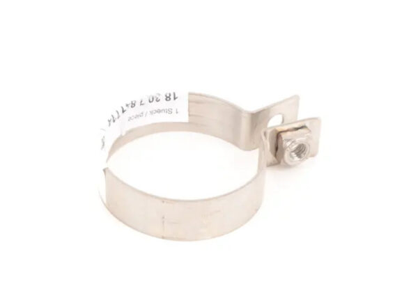 18307841714 - BMW 3 E90 left exhaust clamp 18307841714 7841714 NEW ORIGINAL