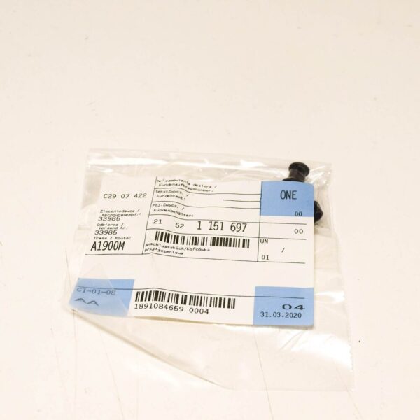 21521151697 - BMW E30 E34 E38 Fluid Reservoir Hose to Master Cylinder 21521151697 NEW GENUINE