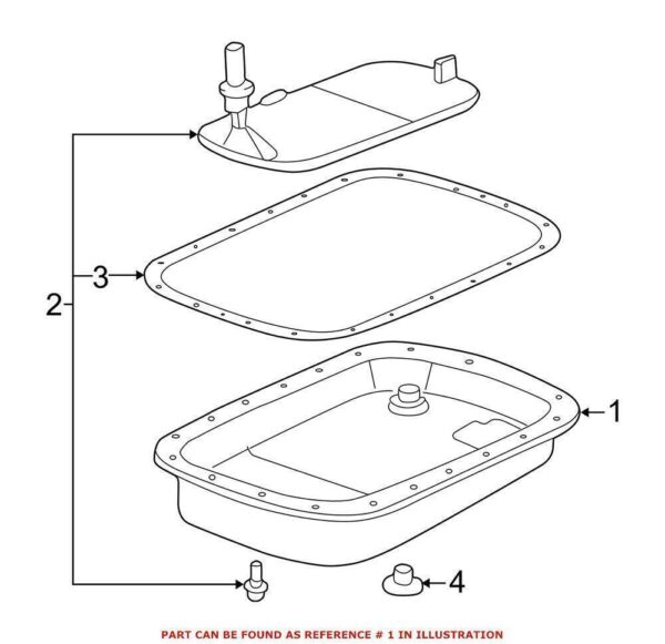 24117507556 - BMW E46 E39 E38 Z4 Oil Pan Original 24117507556