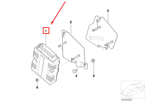 24607578242 - OEM MINI CABRIO R52 TRANSMISSION SIGNAL CONVERTER 24607578242 7578242 GENUINE