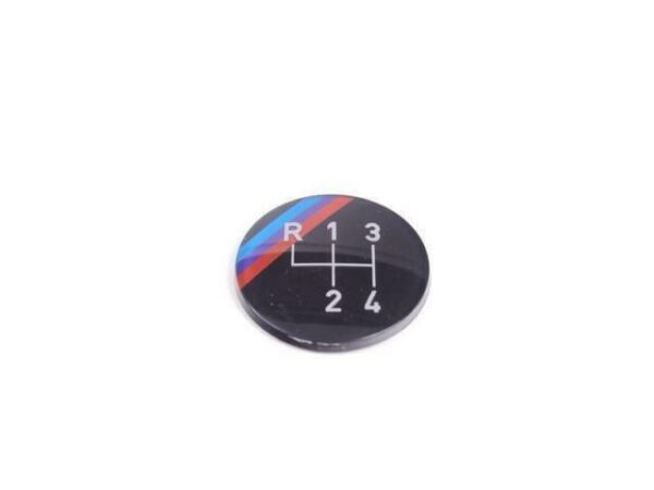 25111220953 - NEW BMW M TECHNIC 4 GEAR MANUAL TRANSMISSION BUTTON BADGE EMBLEM 25111220953