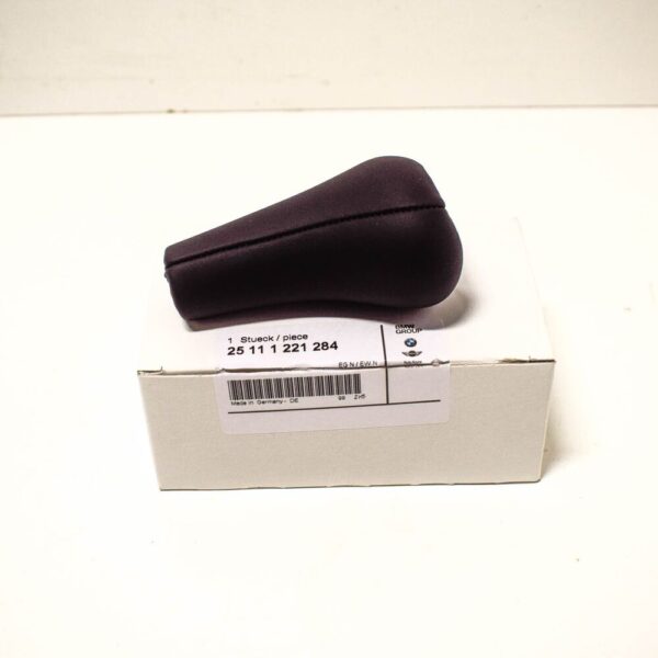 25111221284 - BMW 3 E36 M shift button made of leather 25111221284 1221284 new