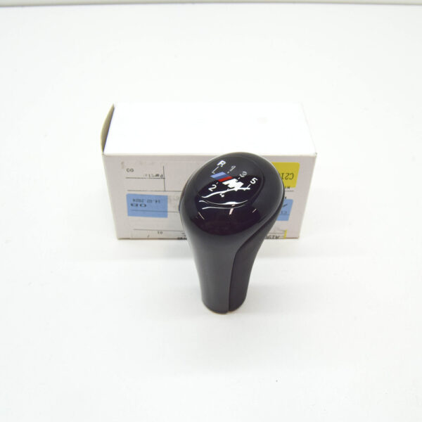 25112229183 - New BMW E39 M 5 Speed Gear Knob, Black Emblem, 2229183, 25112229183