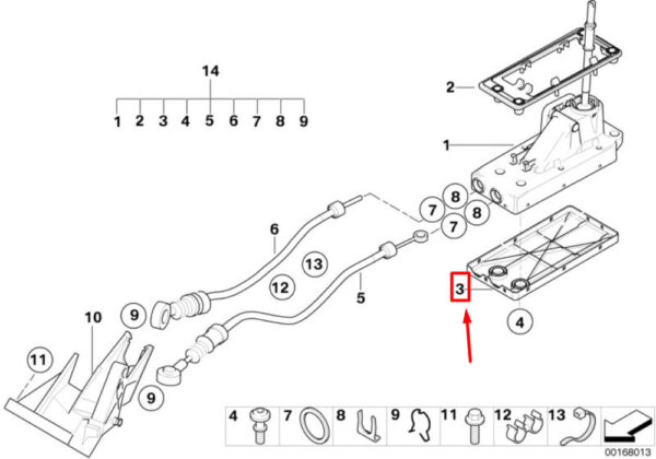 25117527267 - MINI CONVERTIBLE R52 Switching Plate Base Plate 7527267 25117527267 NEW GENUINE