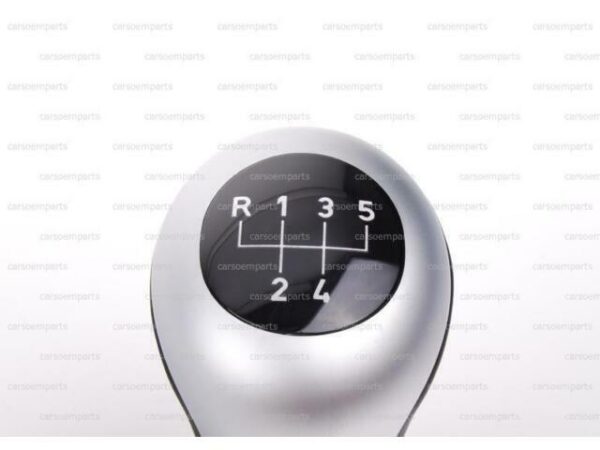 25117831685 - NEW BMW LEATHER / MATTE CHROME SHIFT BUTTON 6851 ORIGINAL