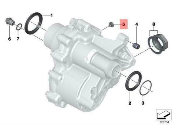 27109807708 - OEM BMW R60 R61 COUNTRYMAN PACEMAN BREATHER 27109807708 GENUINE NEW