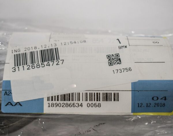 31126854727 - BMW 3 F30 Front Left Lower Wishbone 31126854727 6854727 2015 New Genuine