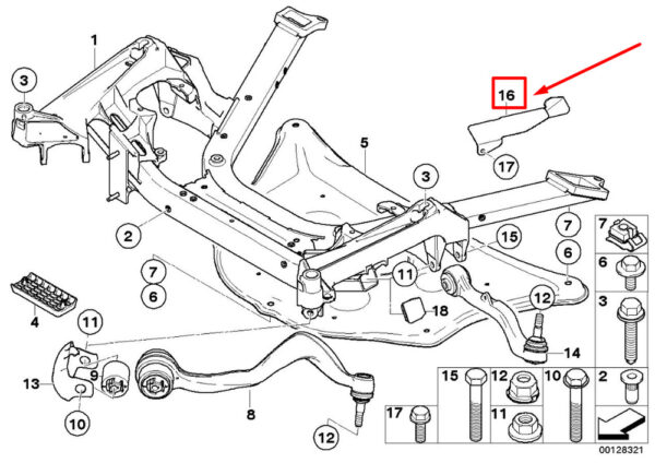 31146756438 - BMW 7 E65, E66 right heat protection plate 6756438 31146756438 NEW original