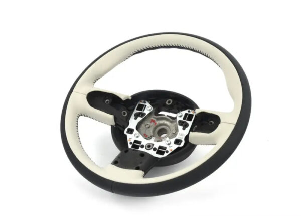 32306855736 - Mini Clubman R55 Leather Sports Steering Wheel 3230685736, NEW, Original