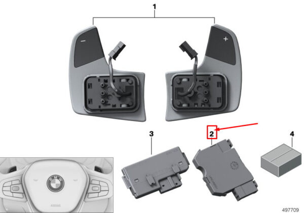 32309476133 - BMW 3 G20 Steering Wheel Electronic Control Unit 32309476133 NEW GENUINE