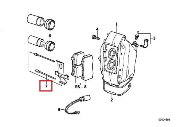 34111164082 - NEW BMW 7 SERIES E38 BREMBO BRAKE CALIPER 34111164082 SET FITTING