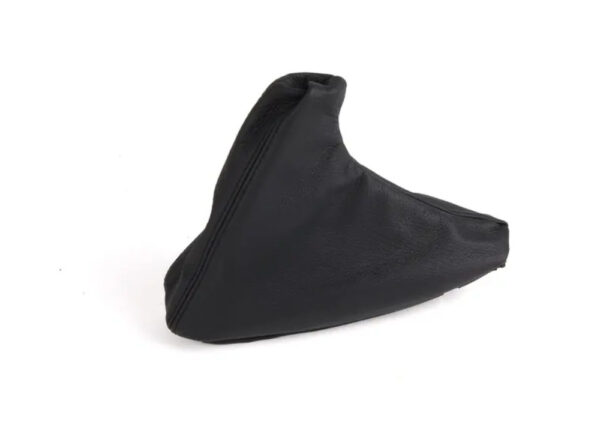 34408227928 - New Genuine BMW 3' E46 Schwarz Leather Handbrake Lever Cover 8227928 OEM